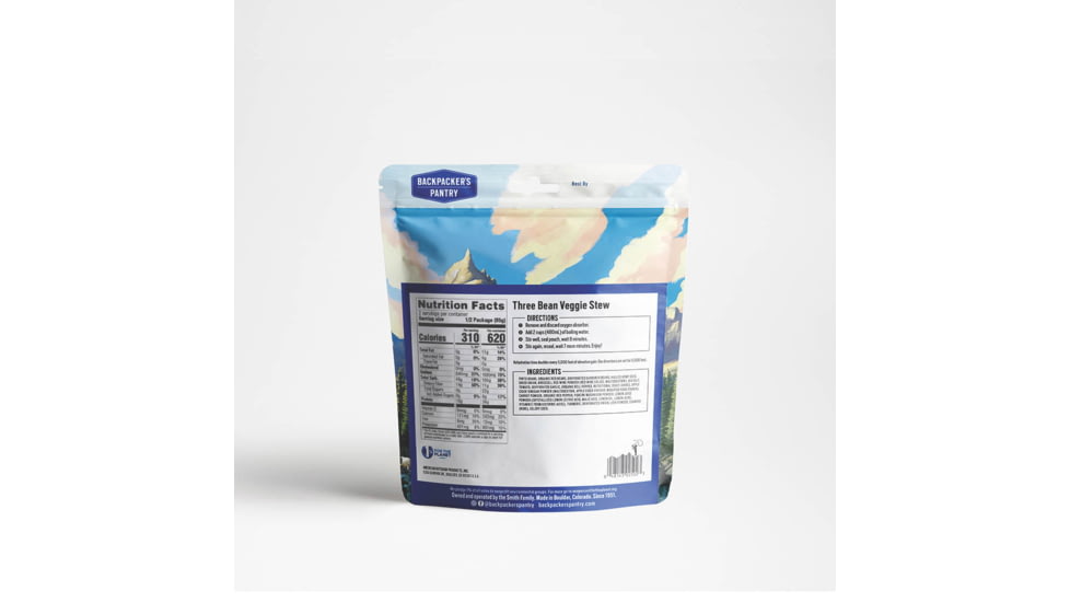 Backpackers Pantry Three Amigos Veggie Stew, 2 Serving, 102502
