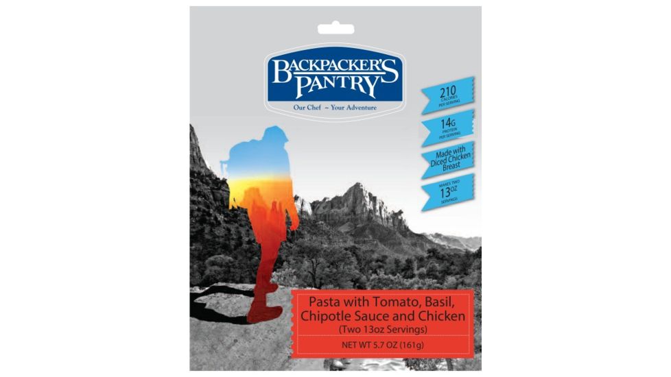 Backpackers Pantry Tomato Basil Chipotle Pasta with Chicken - 2 Servings