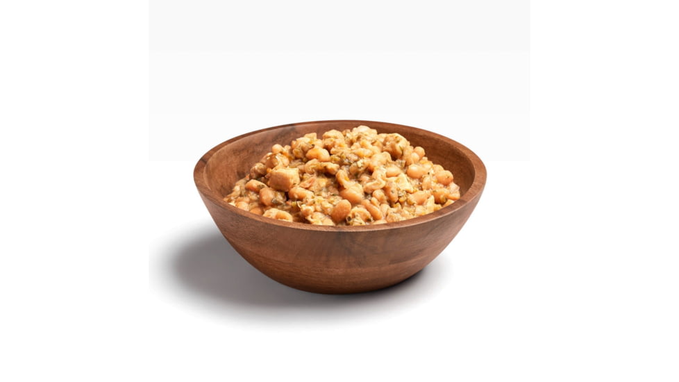 Backpackers Pantry White Bean Chicken &amp; Green Chile Stew Dehydrated Food, 540 Cal, 46g Protein, Natural, 4.8 oz, 102414