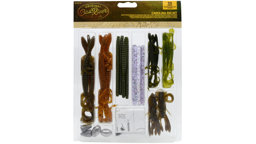 Bad River Carolina Rig Kit, 50 Piece, BRCARKIT-50