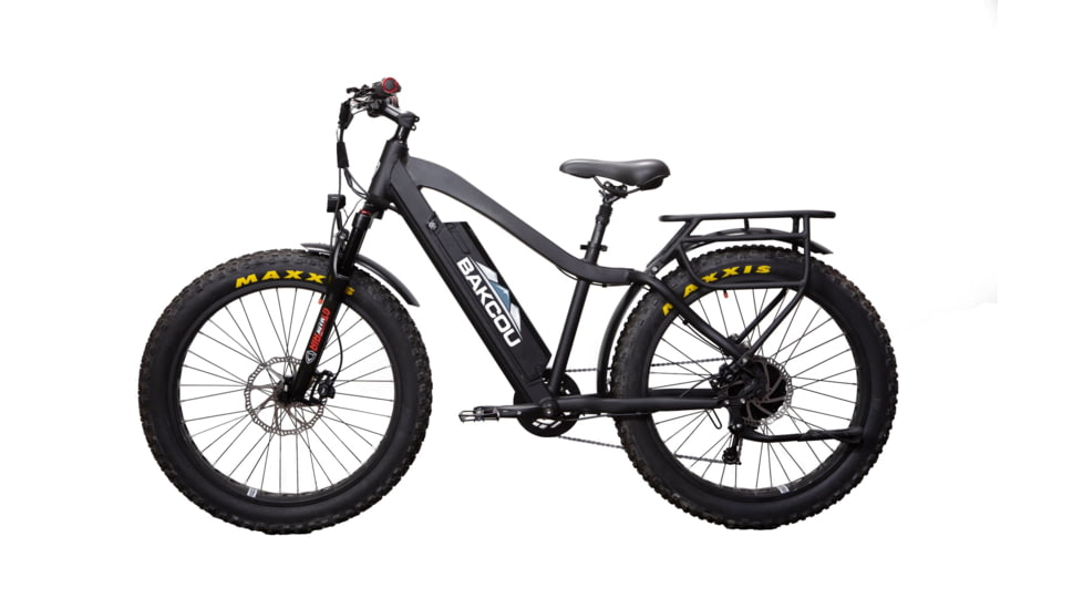 Bakcou Flatlander 17.5ah eBike, Matte Black, 9507381147931