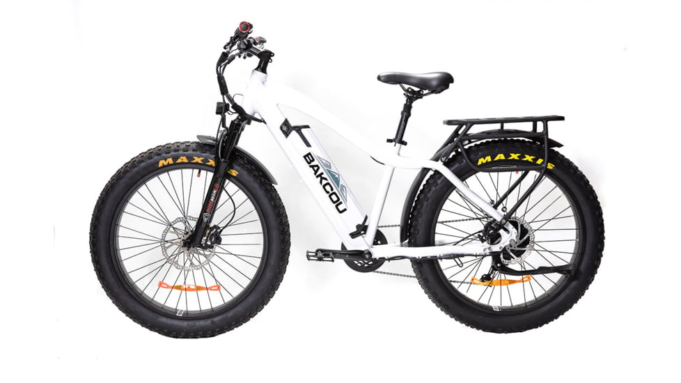 Bakcou Flatlander 17.5ah eBike, Gloss White, 9505627861283