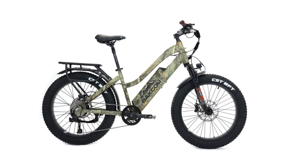 Bakcou Flatlander Step-Through 24in 21ah eBike, Realtree Edge, 9503535242446