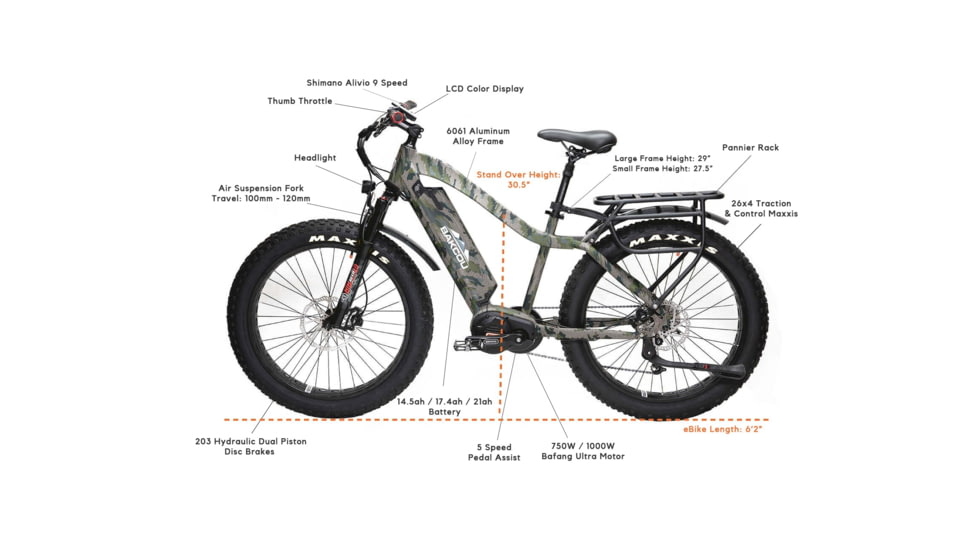Bakcou Mule 25ah eBike, Kuiu Verde 2.0, 9501353197238