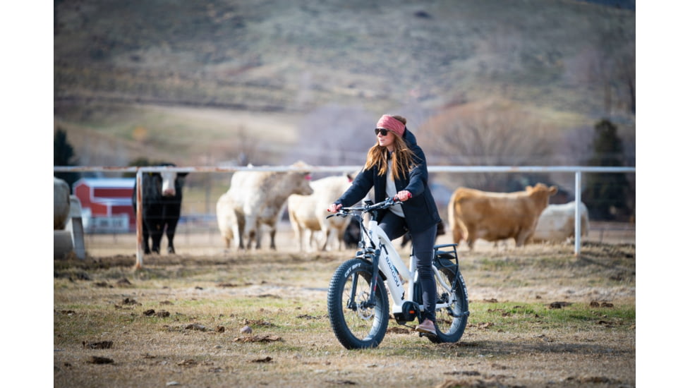 Bakcou Mule Step-Through 24in 21ah eBike, Gloss White, 9508728477223