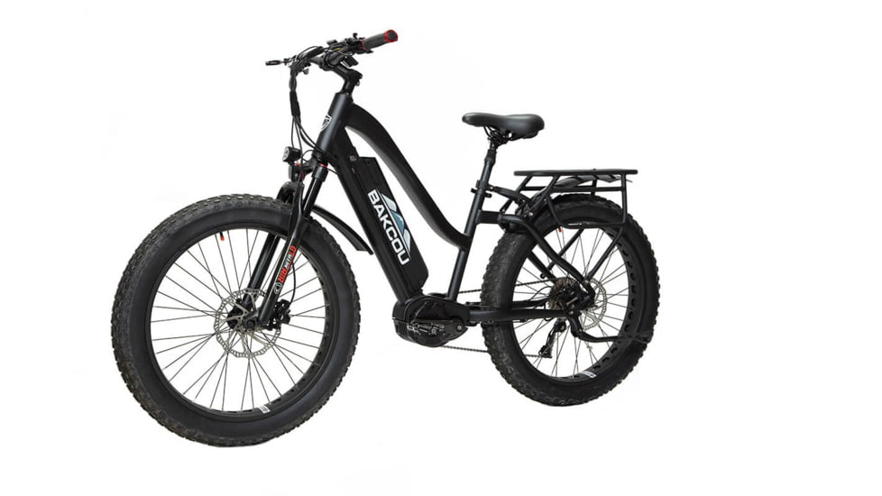 Bakcou Mule Step-Through 24in 21ah eBike, Matte Black, 9502986183988