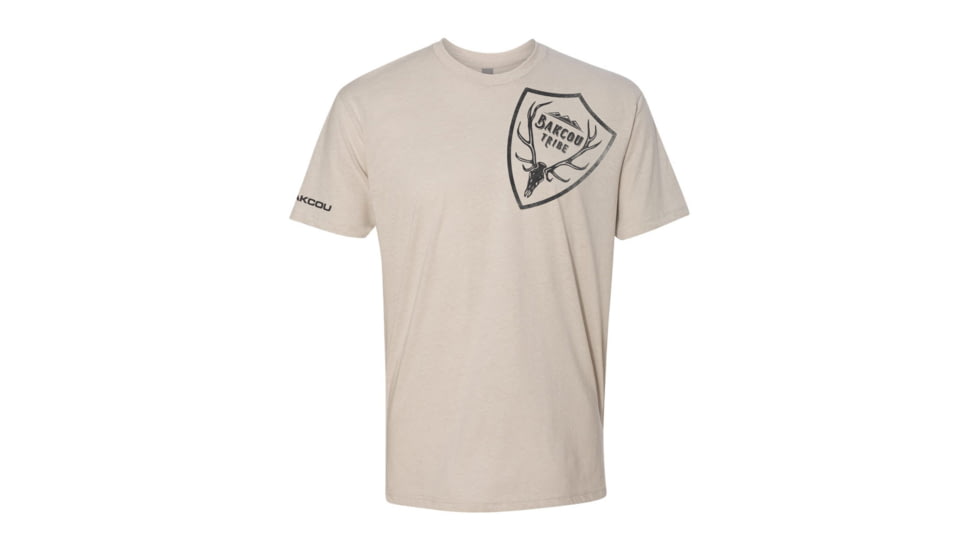 Bakcou Offset Shield Tee Shirt, Sand, 2XL, 9502645253670