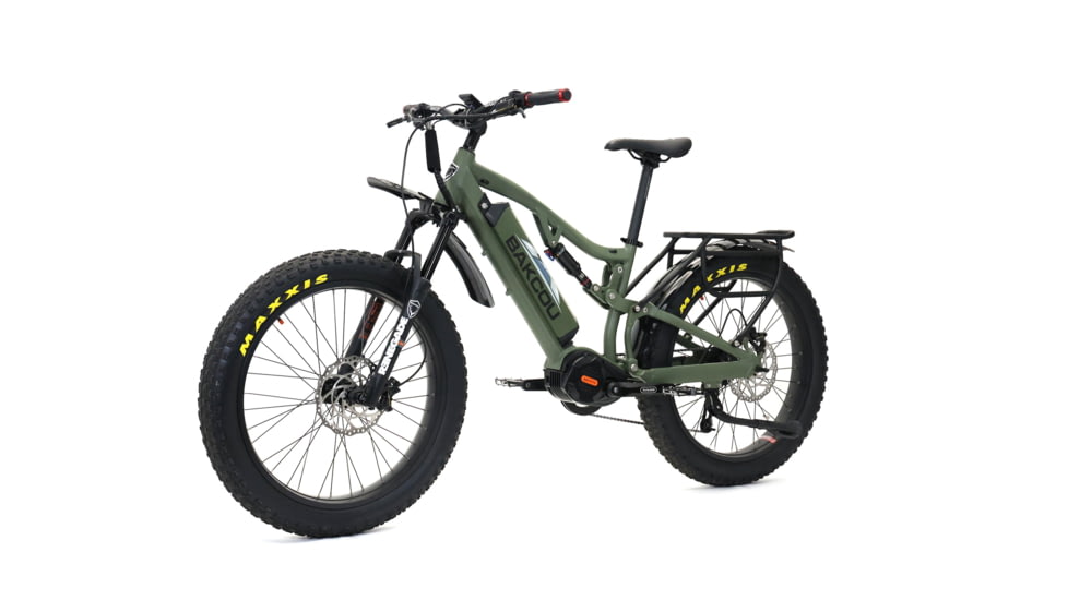 Bakcou Storm 17in Frame 17.5ah eBike, Matte Army Green, 9509477941881