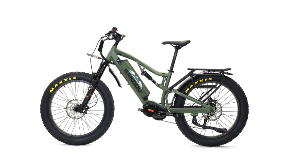 Bakcou Storm 17in Frame 17.5ah eBike, Matte Army Green, 9509477941881