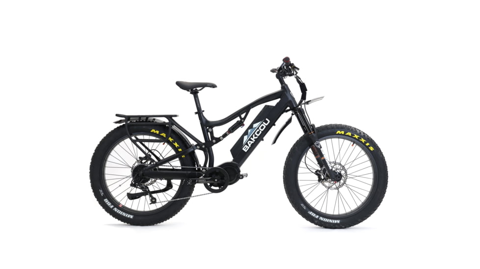Bakcou Storm 17in Frame 17.5ah eBike, Matte Black, 9504836844995