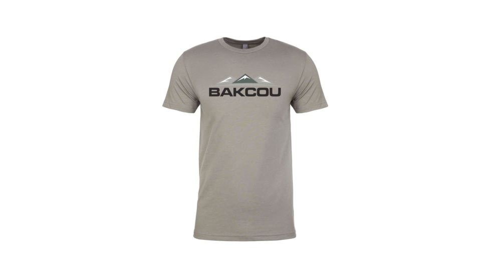 Bakcou Tee Shirt, Stone, 2XL, 9503846549241
