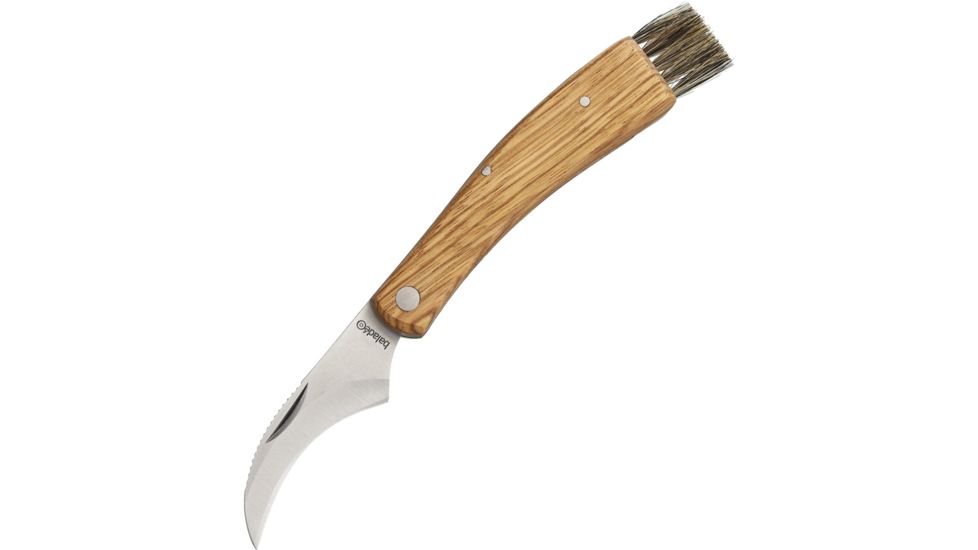 Baladeo Mushroom Knife Zebra Wood Folding Knife,2.75in,Stainless Steel,Standard Edge,Brown,Zebra Wood Handle BALECO029