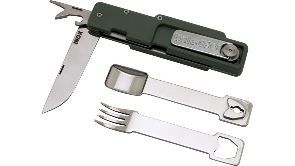 Baladeo Outdoor Knife Cutlery Set-Army Green