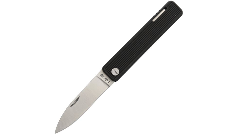 Baladeo Papagayo Black Folder Folding Knife,2.875in,420 Steel,Black TPE Plastic Handle BALECO350