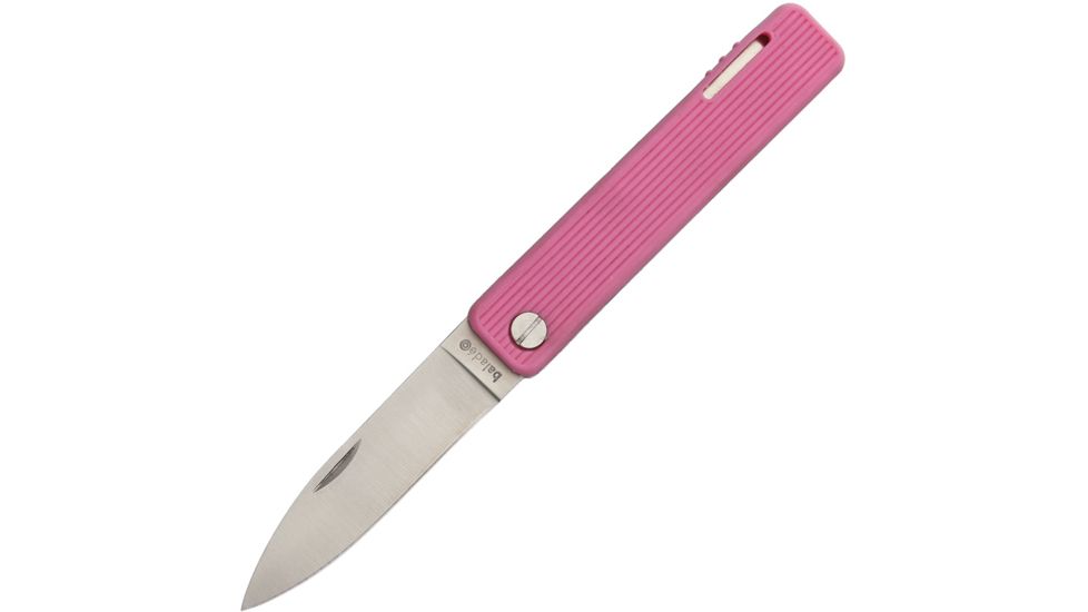 Baladeo Papagayo Pink Folder Folding Knife,2.875in,420 Steel,Pink,TPE Plastic Handle BALECO354