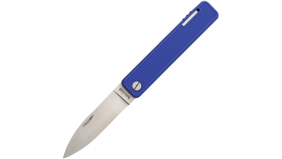 Baladeo Papagayo Ultramarine Folder Folding Knife,2.875in,420 Steel,Ultramarine Blue TPE Plastic Handle BALECO357