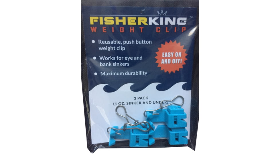 Balloon Fisher King Weight Clip - 3 pack, 1 oz weight and under, 416