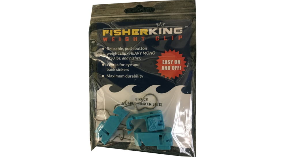 Balloon Fisher King Weight Clip / Heavy Mono - 3 Pack Large Weight, 418