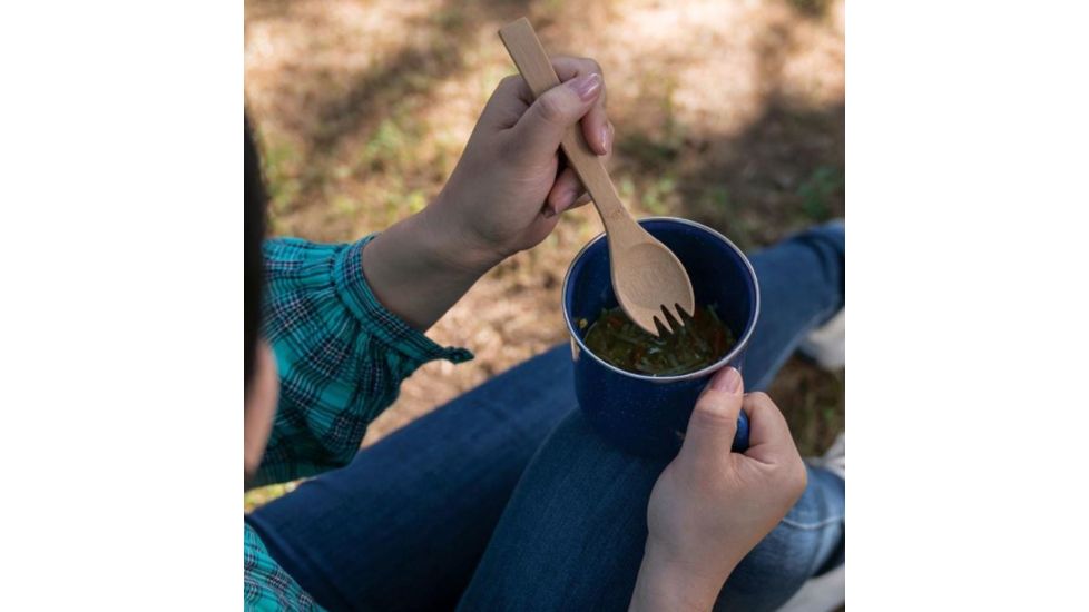 Bambu Large Bamboo Spork Two.0 , Natural, Natural, 6 3/4in, 057800