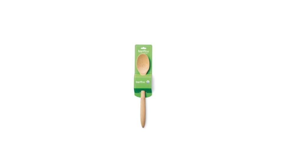 Bambu Long Handled Bamboo Spoon, Natural, 9 1/2in, 057940
