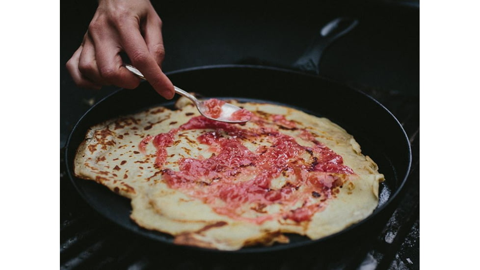 Barebones Cast Iron Flat Pan, 12in, CKW-314