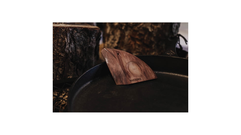 Barebones Cast Iron Wood Scraper, Walnut, 1lb, CKW-499