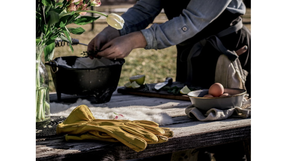 Barebones Classic Work Glove, Natural Yellow, Extra Small, GDN-082