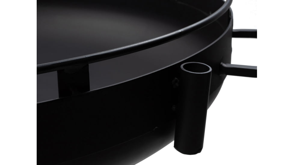 Barebones Cowboy Fire Pit Grill - 30in w/ Adjustable Legs, CKW-450