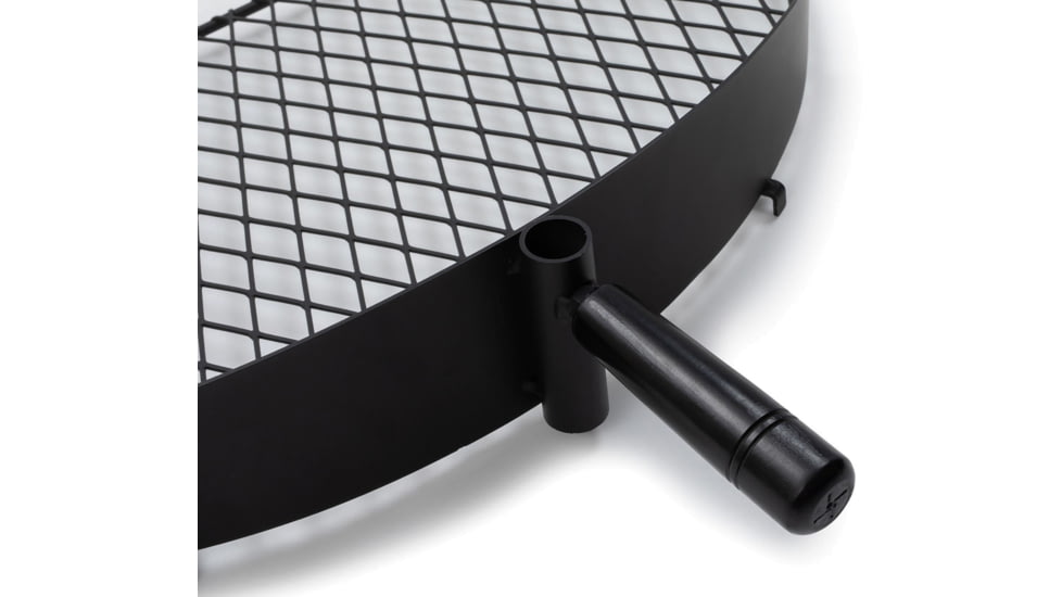 Barebones Cowboy Fire Pit Grill - 30in w/ Adjustable Legs, CKW-450