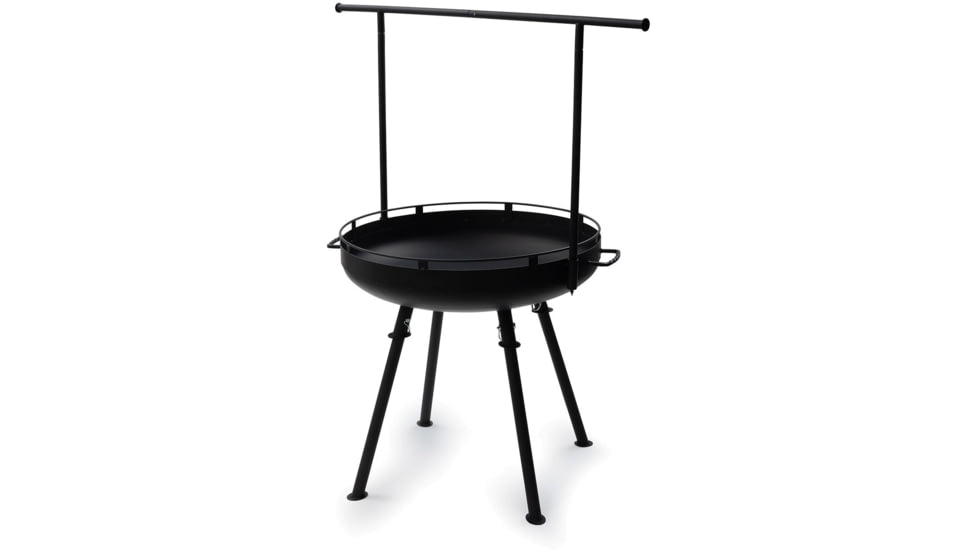 Barebones Cowboy Fire Pit Grill - 30in w/ Adjustable Legs, CKW-450