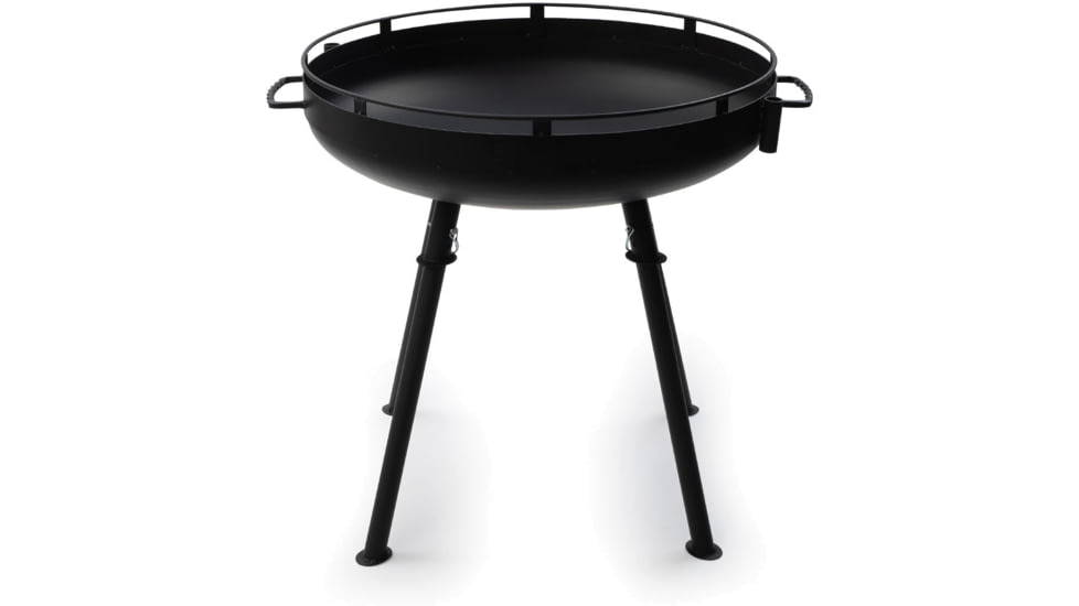 Barebones Cowboy Fire Pit Grill - 30in w/ Adjustable Legs, CKW-450