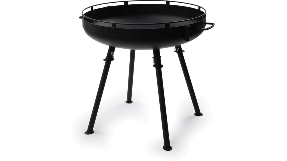 Barebones Cowboy Fire Pit Grill - 30in w/ Adjustable Legs, CKW-450