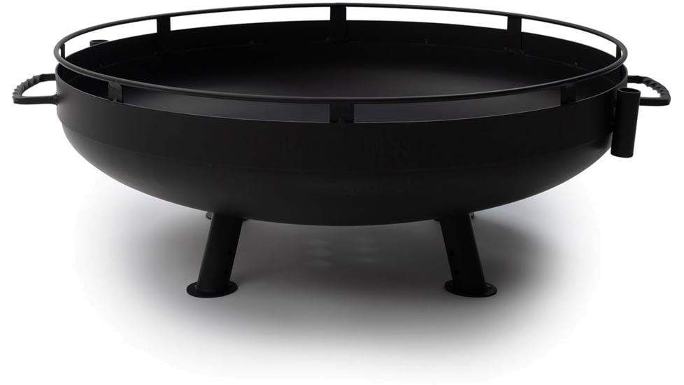 Barebones Cowboy Fire Pit Grill - 30in w/ Adjustable Legs, CKW-450