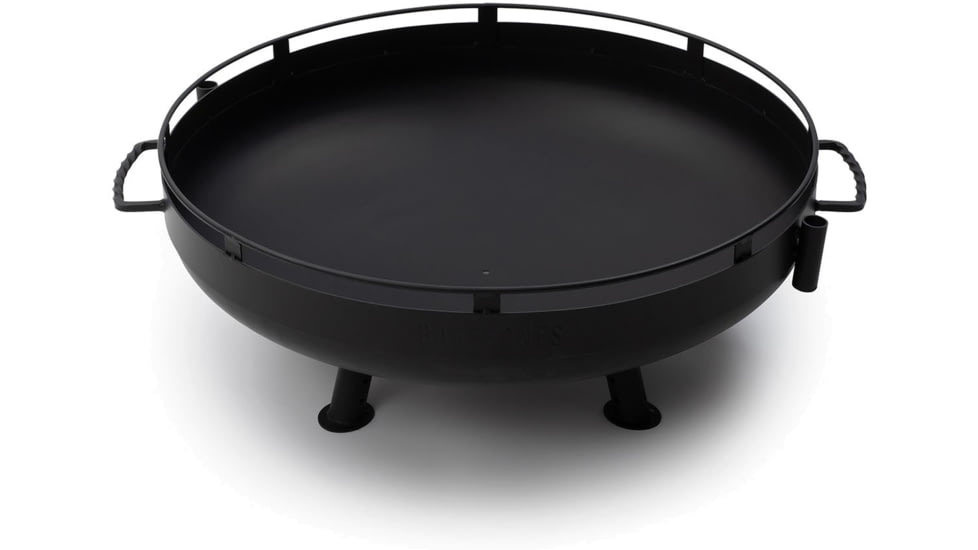 Barebones Cowboy Fire Pit Grill - 30in w/ Adjustable Legs, CKW-450