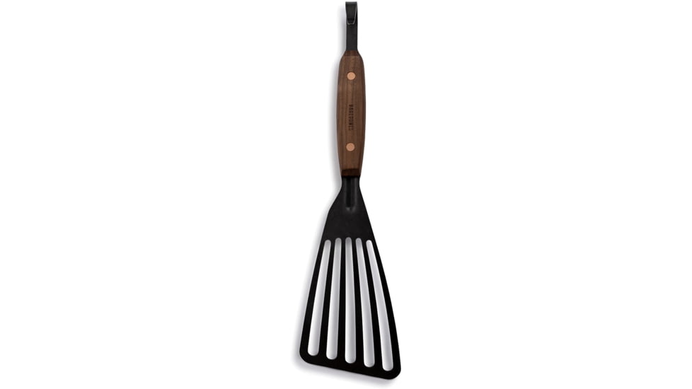 Barebones Cowboy Grill Fish Spatula, Stainless Steel, Natural Walnut, CKW-467