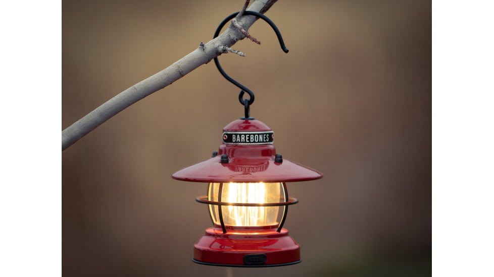Barebones Edison Mini Lantern, Red, LIV-274