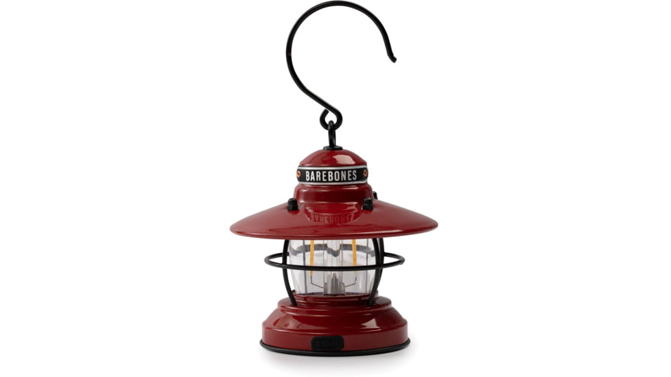 Barebones Edison Mini Lantern, Red, LIV-274