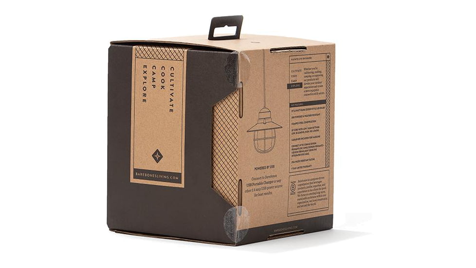 Barebones Edison Pendant Light, Antique Bronze, LIV-264