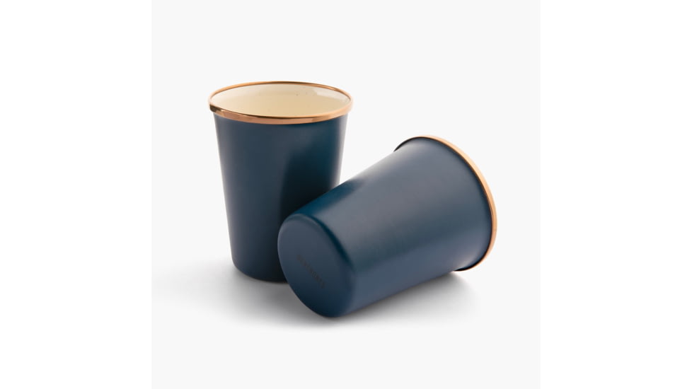 Barebones Enamel 2-Tone Tall Cup Set Indigo Blue, CKW-1035