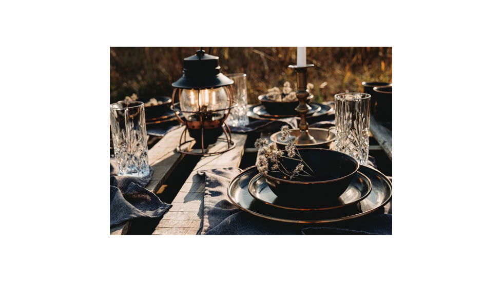 Barebones Enamel Bowl Set Charcoal