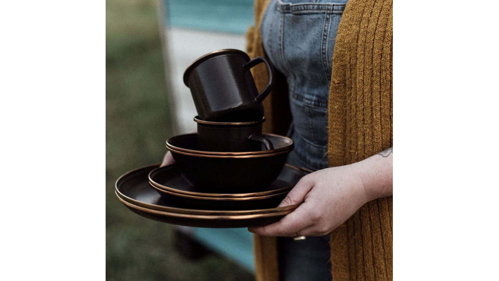 Barebones Enamel Espresso Cup Set