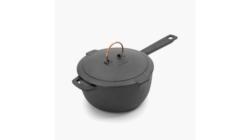 Barebones Enamel Lined Cast Iron Saucepan, CKW-1103