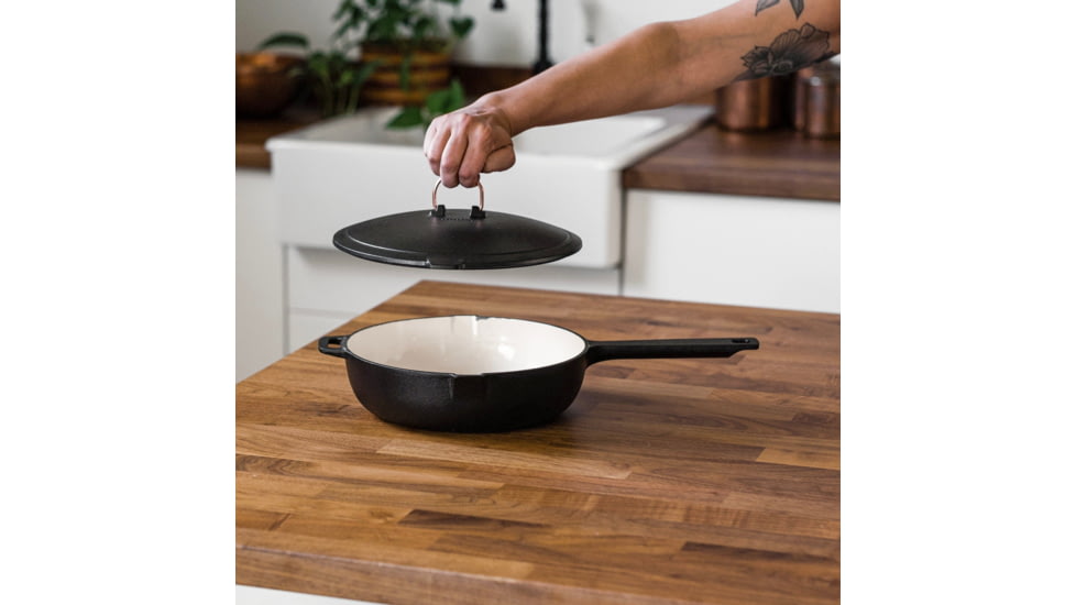 Barebones Enamel Lined Cast Iron Skillet