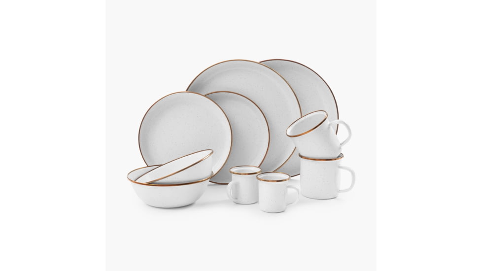 Barebones Enamelware Dining Collection - Eggshell, CKW-387