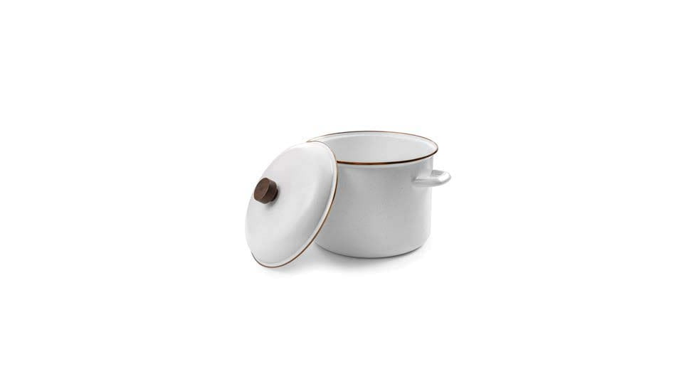 Barebones Enamel Stock Pot, Eggshell, CKW-395