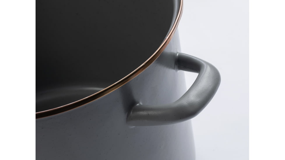 Barebones Enamel Stock Pot, Slate Gray, CKW-376
