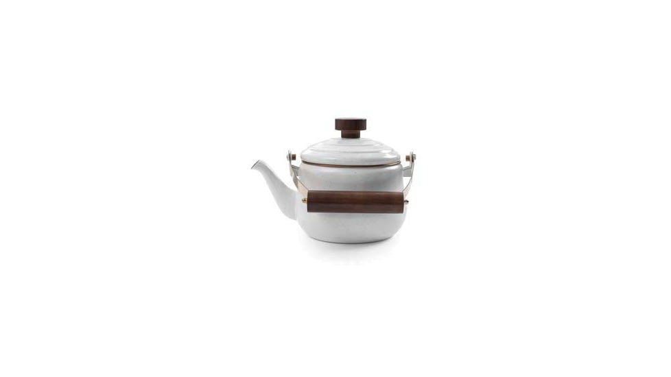 Barebones Enamel Teapot, Eggshell, CKW-398