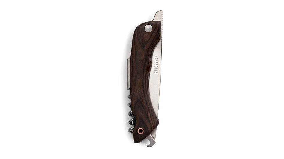 Barebones Folding Picnic Knife, 50CR15 Stainless Steel, Hardwood, CKW-363