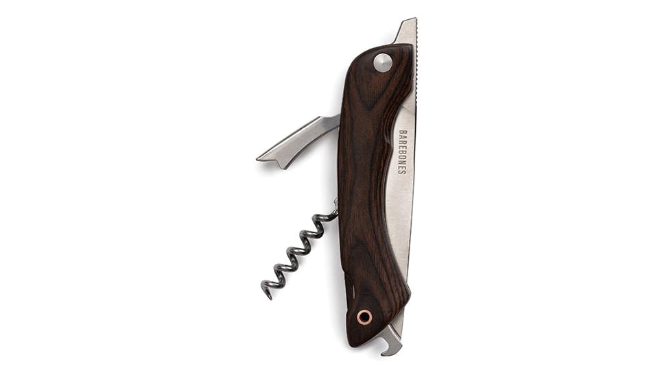 Barebones Folding Picnic Knife, 50CR15 Stainless Steel, Hardwood, CKW-363
