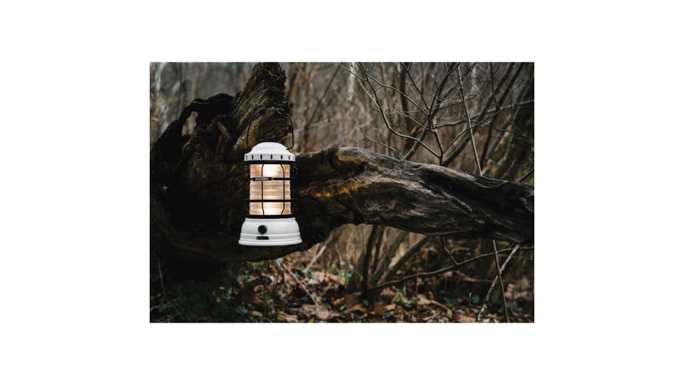 Barebones Forest Lantern Vintage White